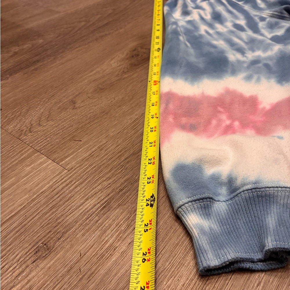 Hollister Blue and Pink Tie-Dye Hoodie - Picture 4 of 12